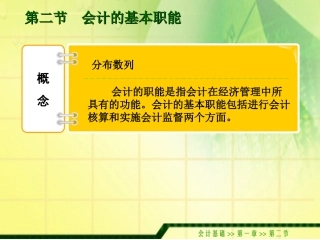 会计的基本职能