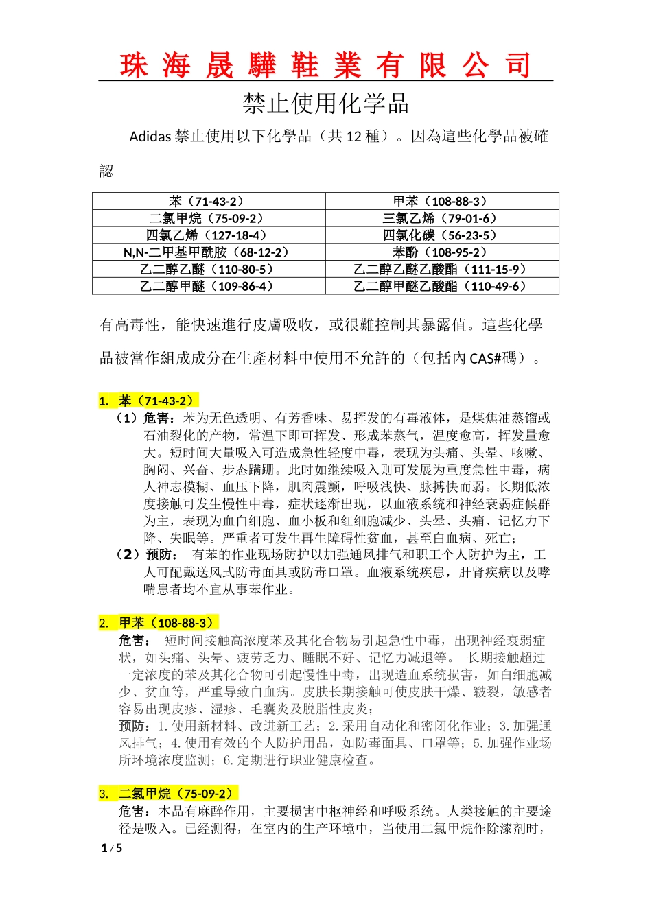 禁止使用化学品_第1页