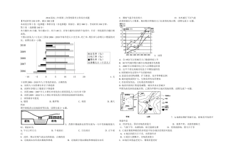 2014届高三年级第三次四校联考文科综合试题