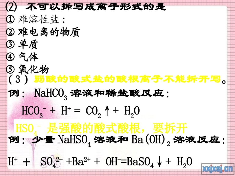 离子反应复习课件_第3页