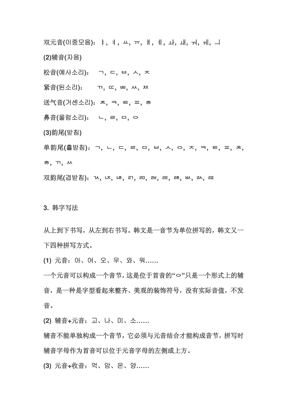 韩语基础发音_第2页