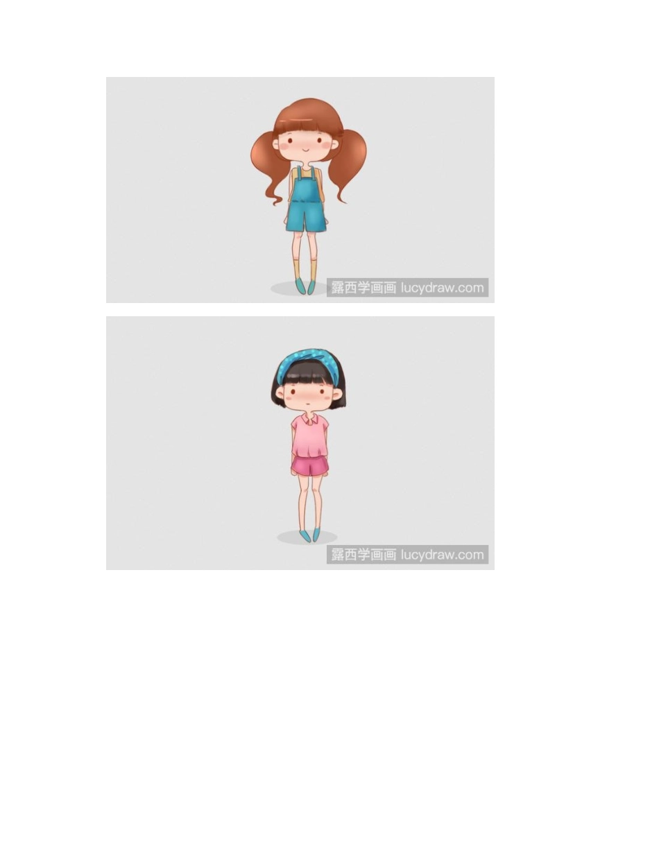 卡通女孩作品欣赏漫画作品1_第2页