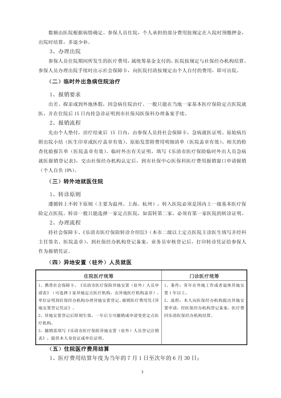 基本医疗保险(住院&门诊)基本知识简介_第3页