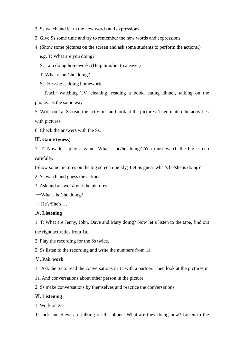 七年级下Unit6教案_第2页