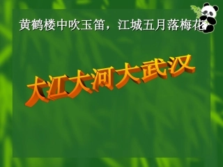 黄鹤楼中吹玉笛,江城