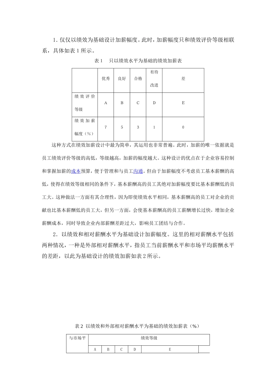 绩效加薪方案案例_第3页