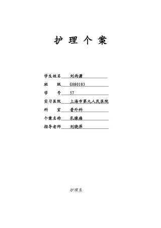 护 理 个 案(1),刘雨潇
