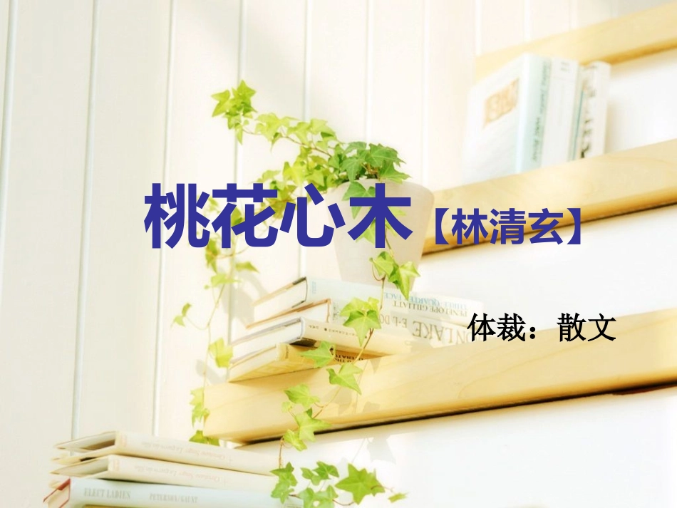 《桃花心木》_第1页