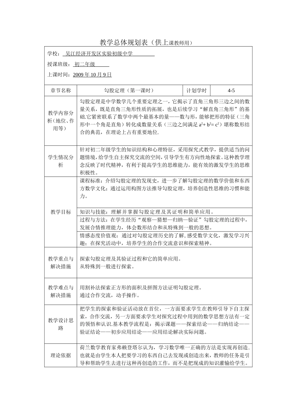 勾股定理集体备课_第2页