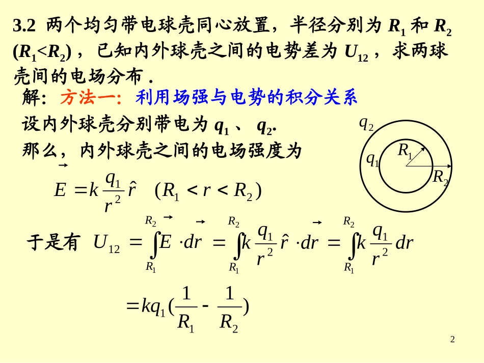 华南师范大学电磁学习题课-电势_第2页