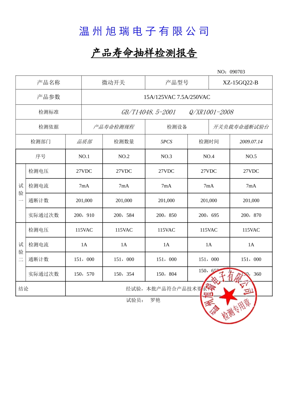 开关寿命测试...._第2页