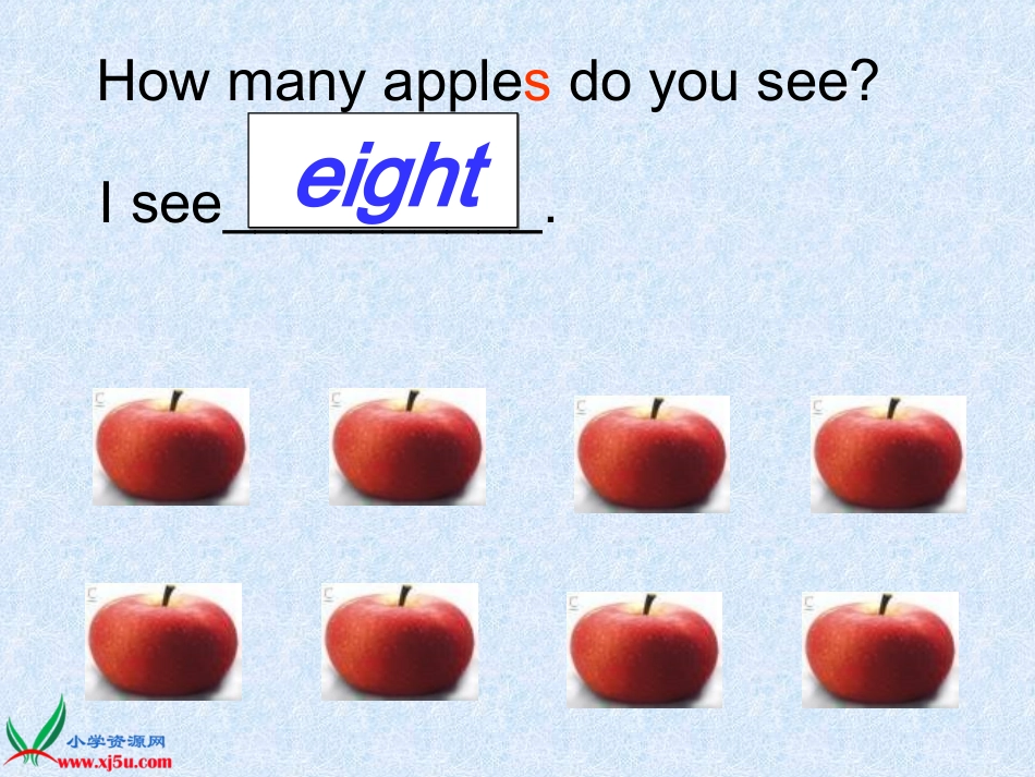 人教版2012PEP英语三年级下Unit6_How_many第一课时课件_第3页