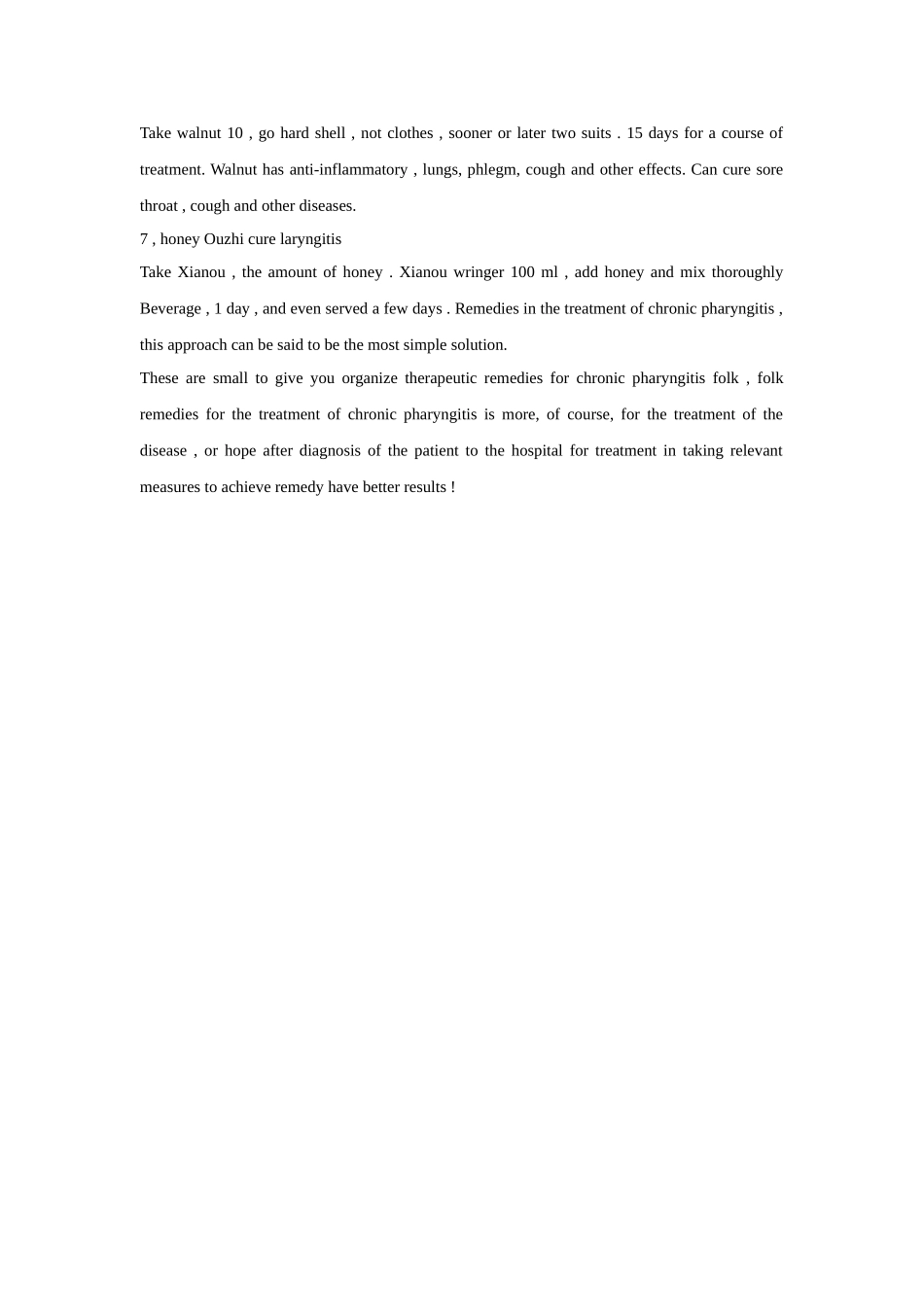 告诉您哪些食疗可以治疗慢性咽炎必备_第3页