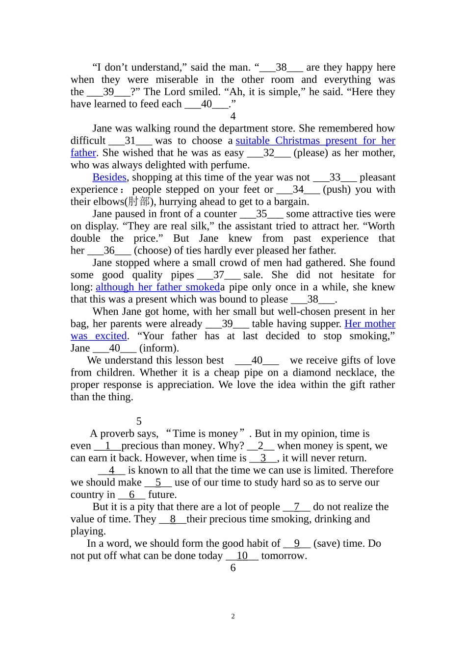 语法填空专练_第2页