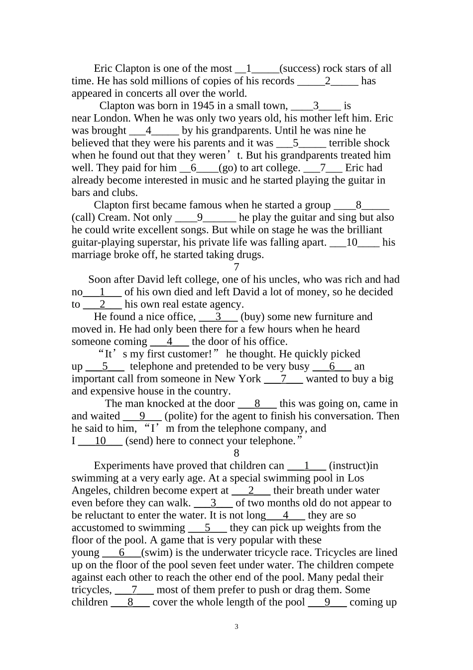 语法填空专练_第3页