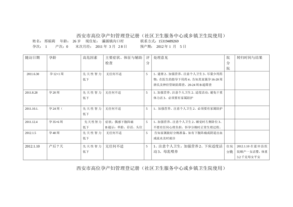 高危儿孕产妇_第1页