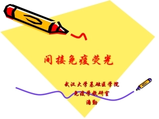 间接免疫荧光法