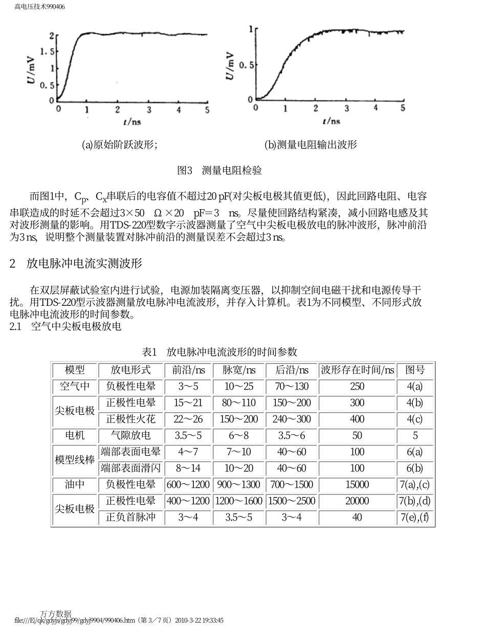局部放电脉冲波形特性分析_第3页