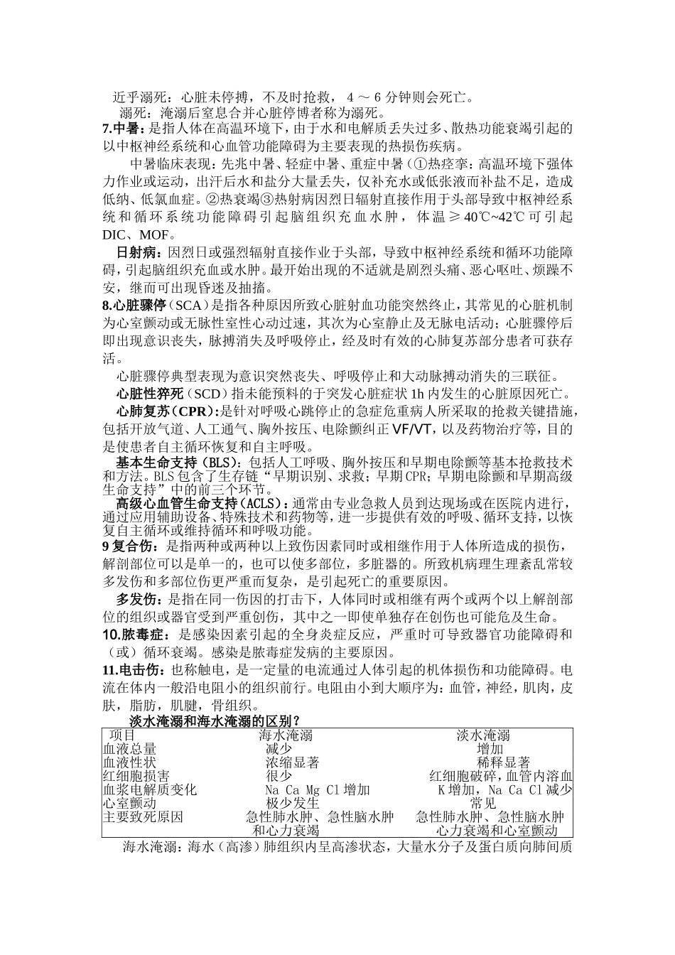 急诊与灾难医学重点总结_第2页