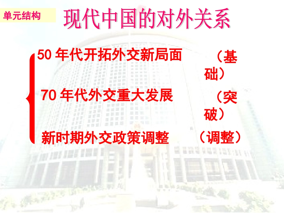 开创外交新局面（课件）_第1页