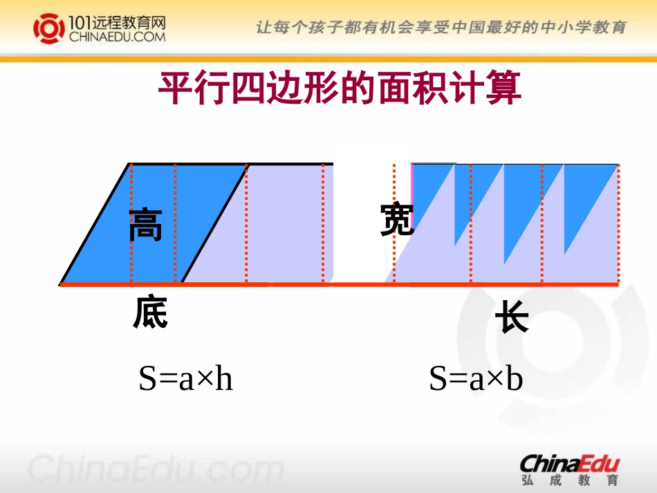 北师大版小学五上2多边形的面积复习PPT课件1_第3页