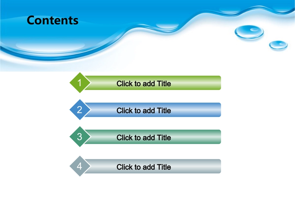 蓝色水样PPT_第2页