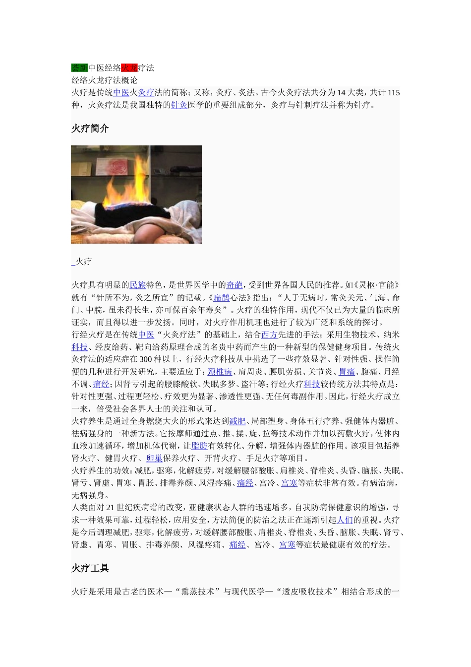 荟新中医经络火龙疗法_第1页