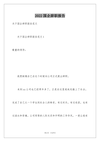 2024国企辞职报告_11