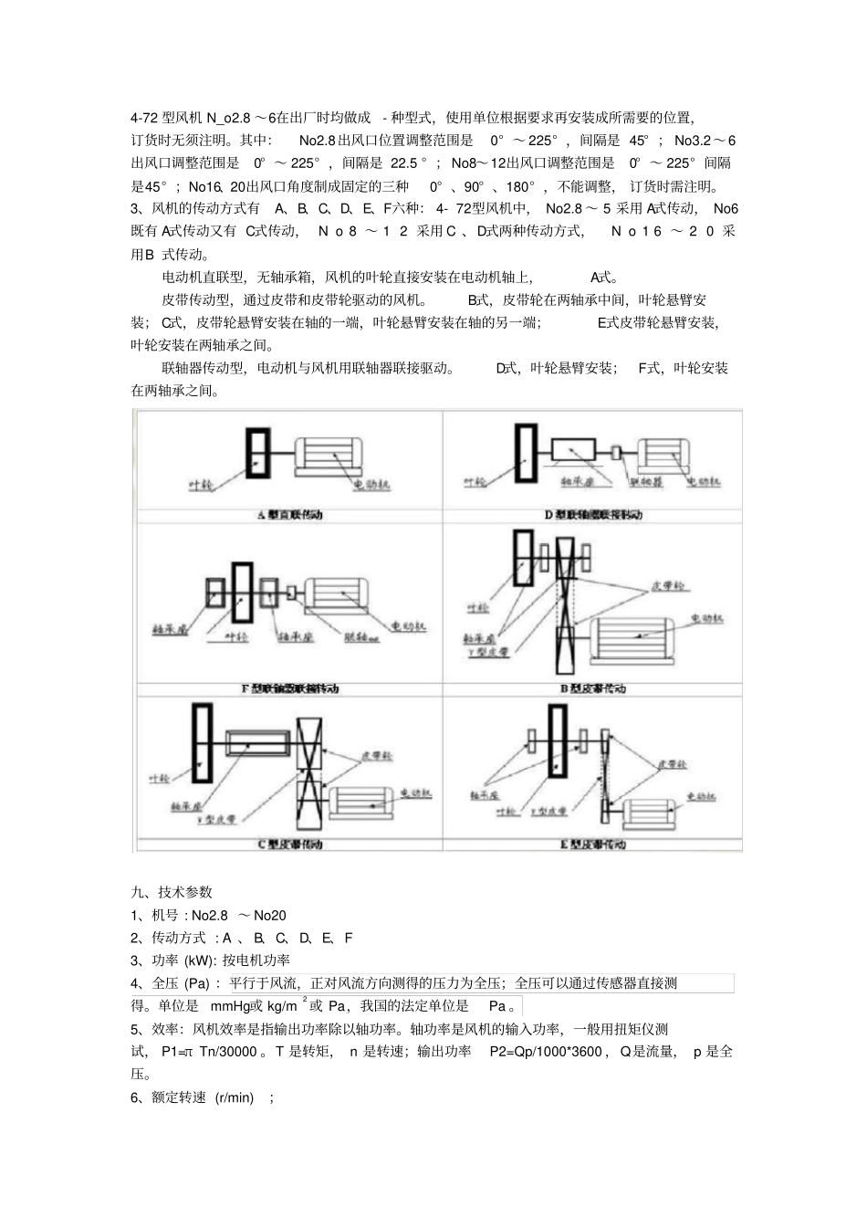72型离心通风机-产品资料_第3页