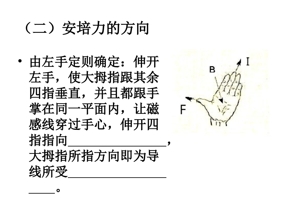 《磁场对电流的作用--安培力》导学案_第3页