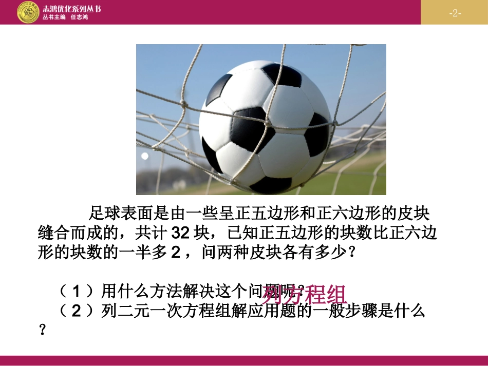 实际问题与二元一次方程组第课时设计一_第2页