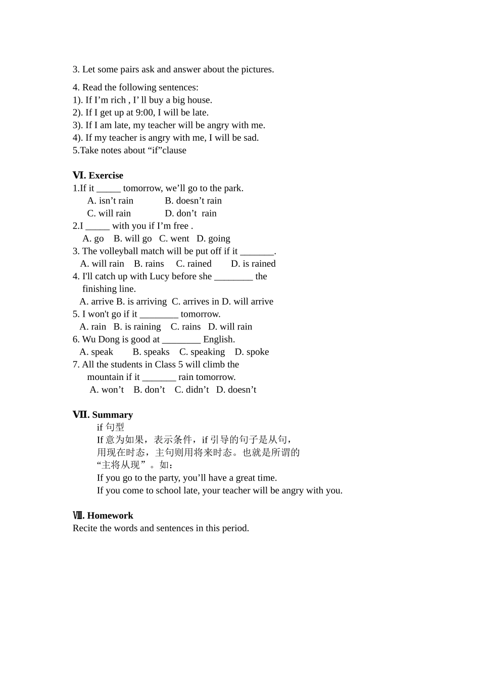 人教版八年级上册Unit10SectionA1a-1c_第3页