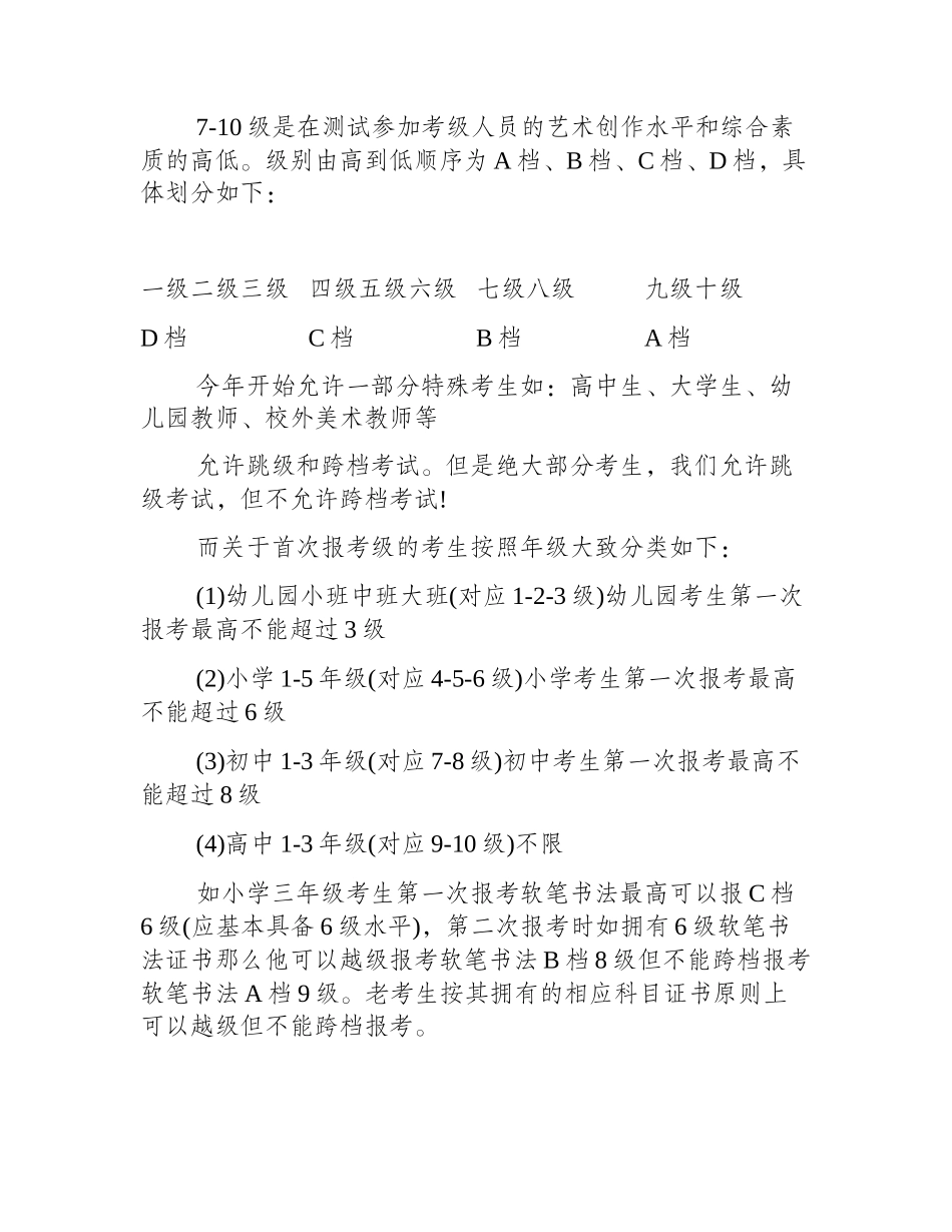 美术考级能跳级考吗_美术考级1_第2页