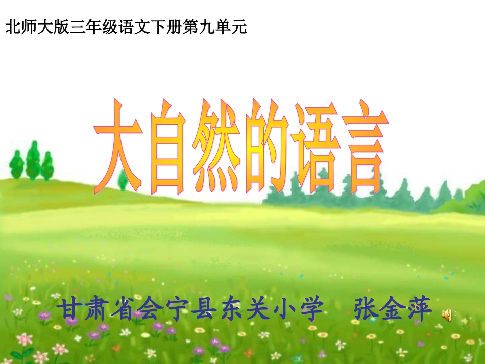 大自然的语言张金萍_第1页