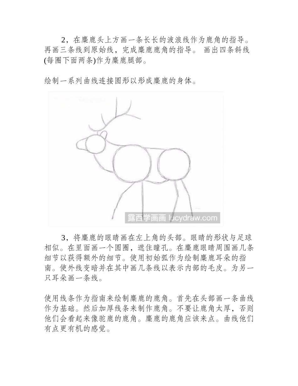 麋鹿素描教程素描教程1_第2页