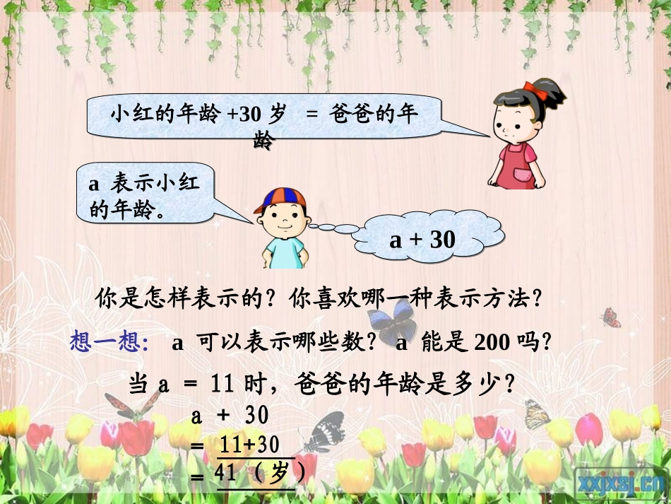 _用字母表示数(例4)_第3页