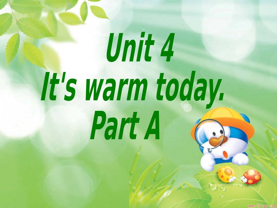 人教PEP版英语四年级下册《Uint4》第一课时课件11_第2页