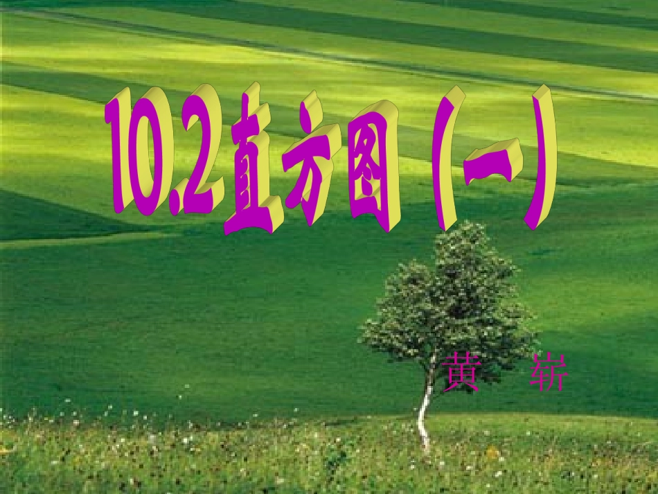 直方图一课件_第1页