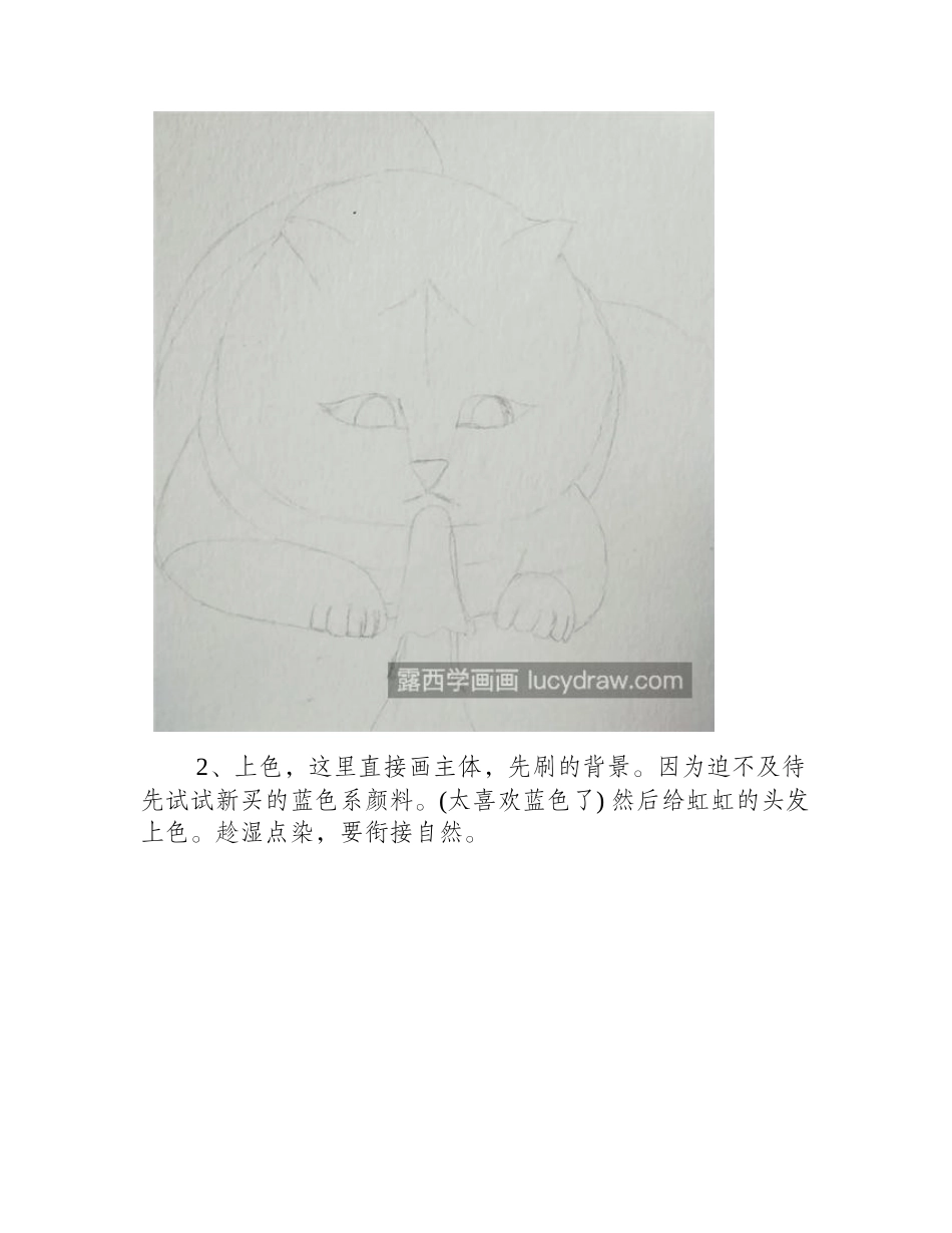 胖猫咪怎么画_有哪些插画步骤_插画教程_第2页