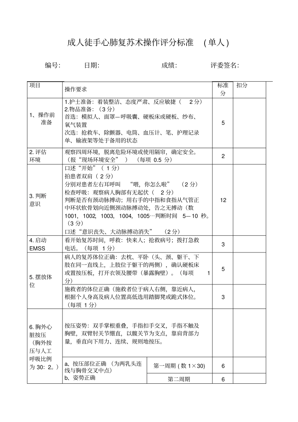 9月份普外科等三基考核评分标准_第3页