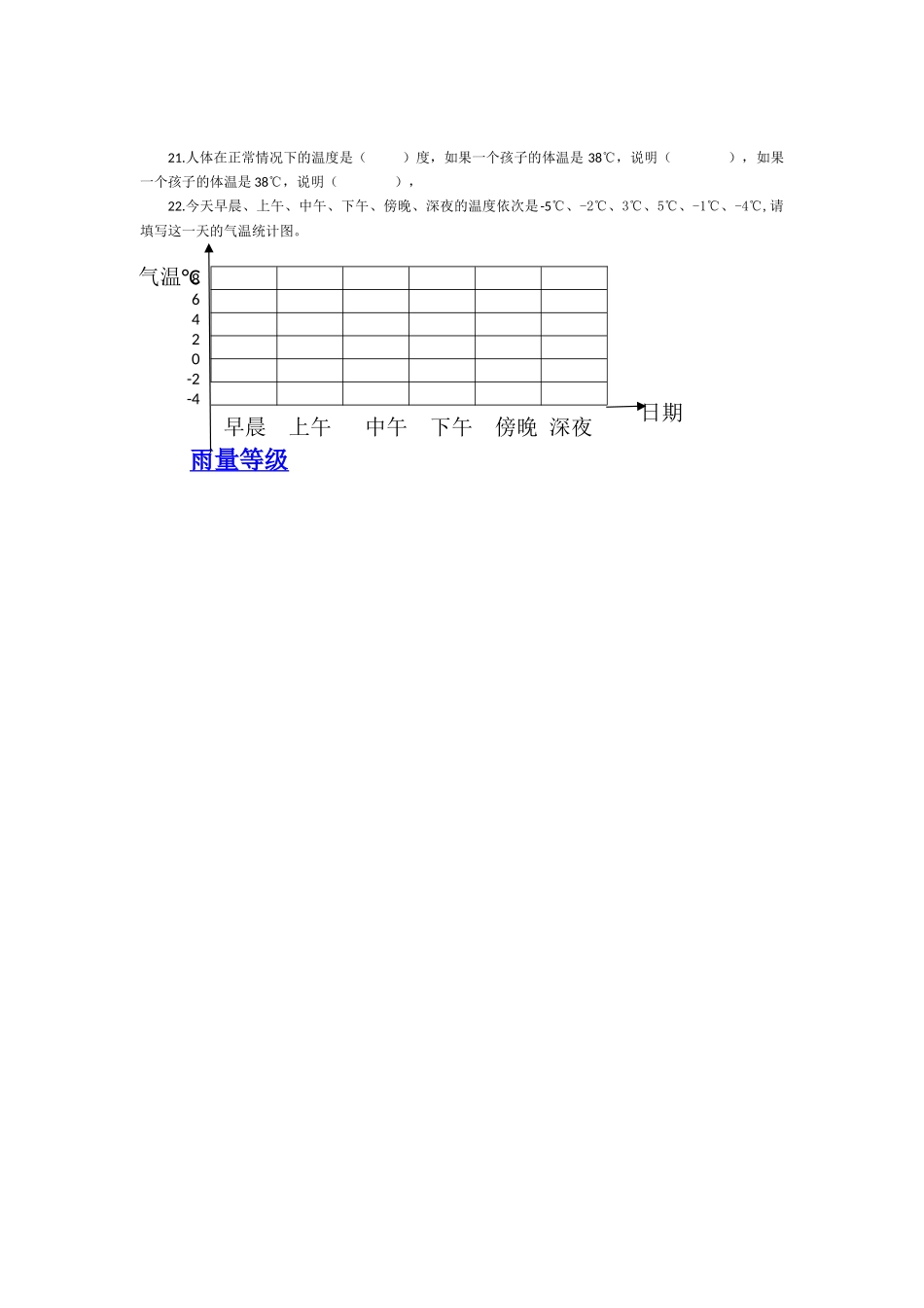 四年级科学上册复习-1天气_第2页