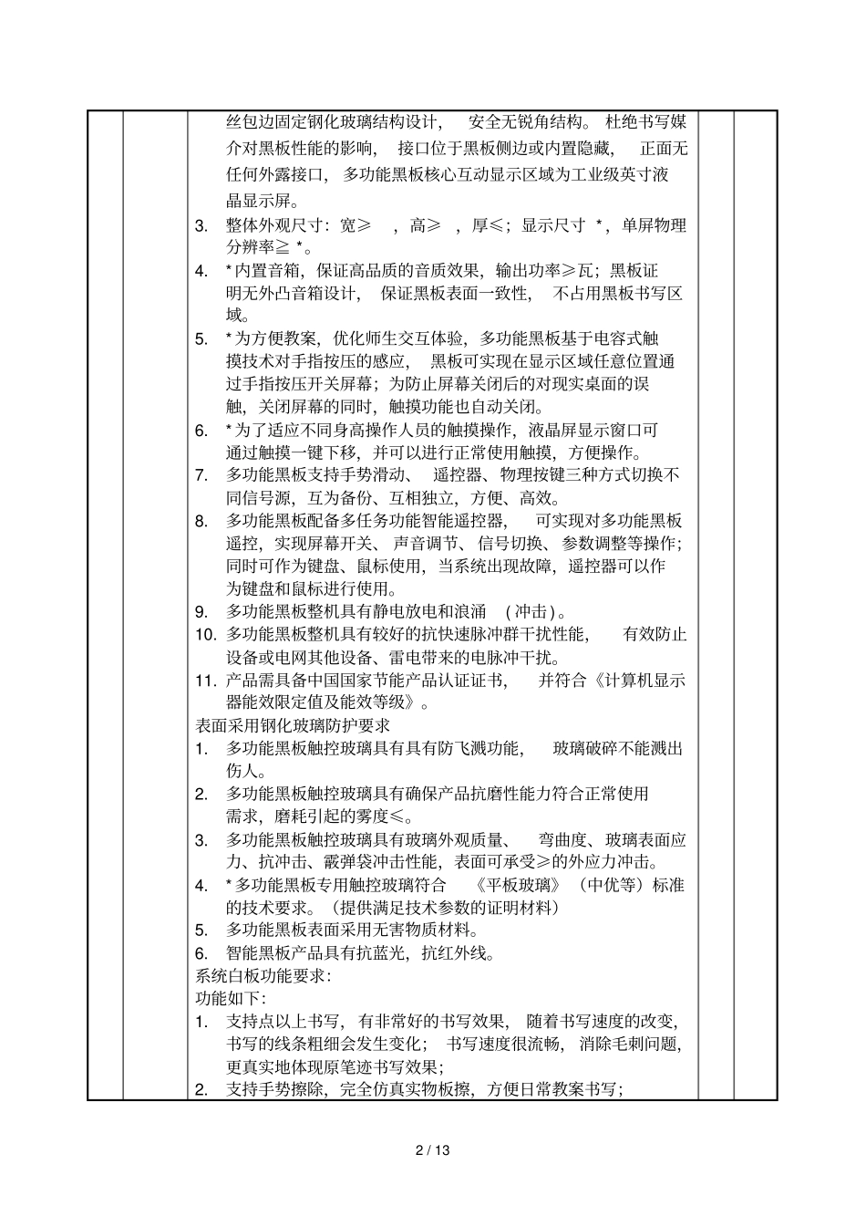 a01采购需求表_第2页