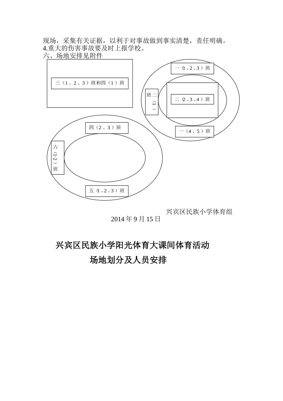 兴宾区民族小学阳光体育大课间体育活动方案_第3页