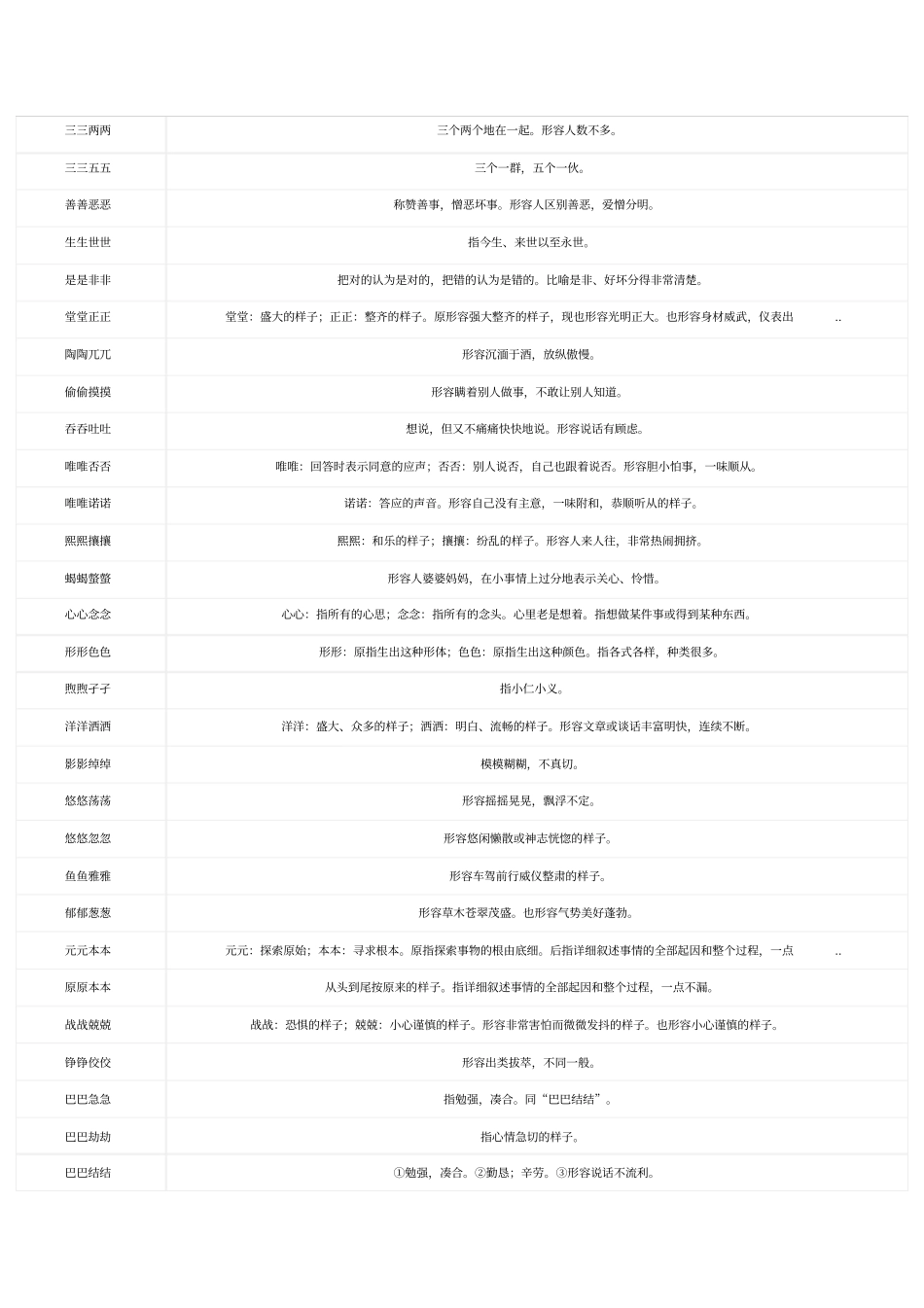 AABB型成语_第2页