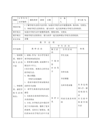 学校生活多愉快
