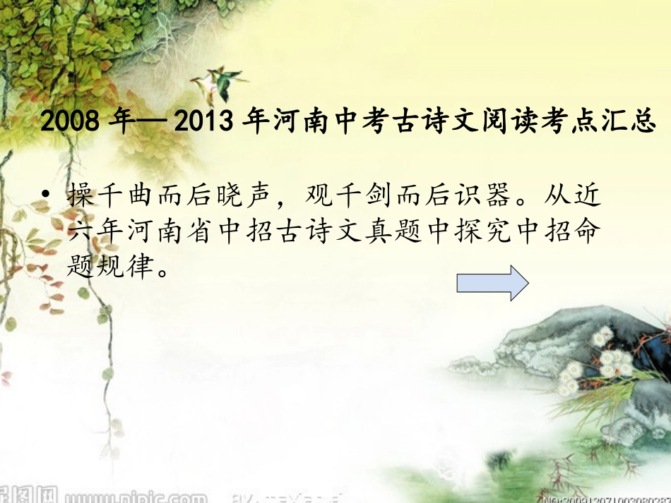 2014中考古诗文复习_第2页