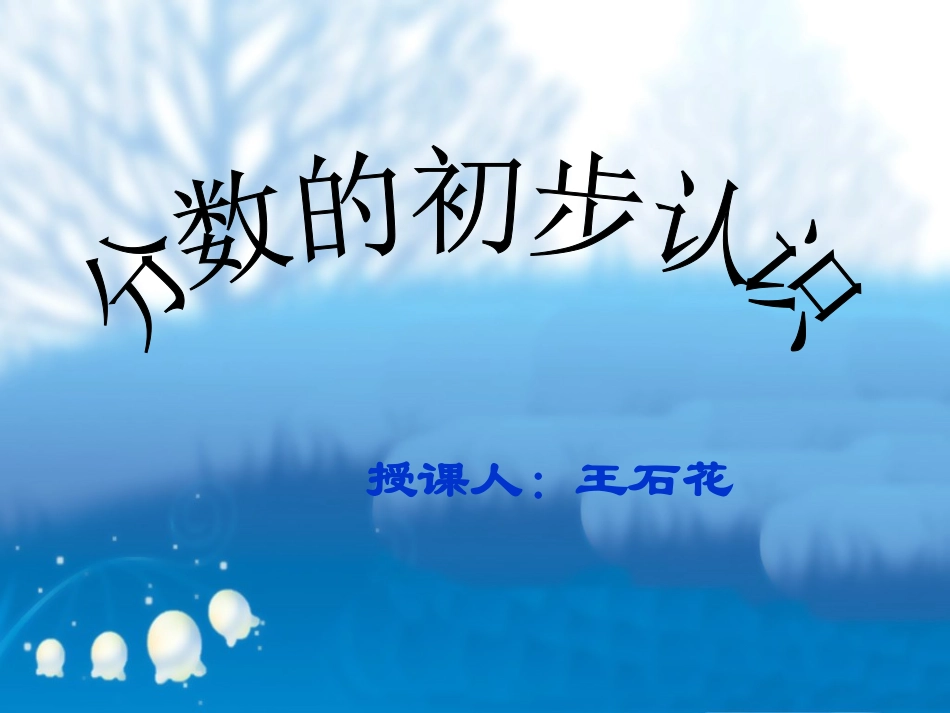 认识分数王石花_第1页