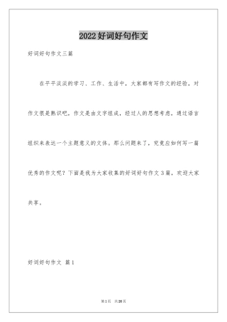 2024好词好句作文_45