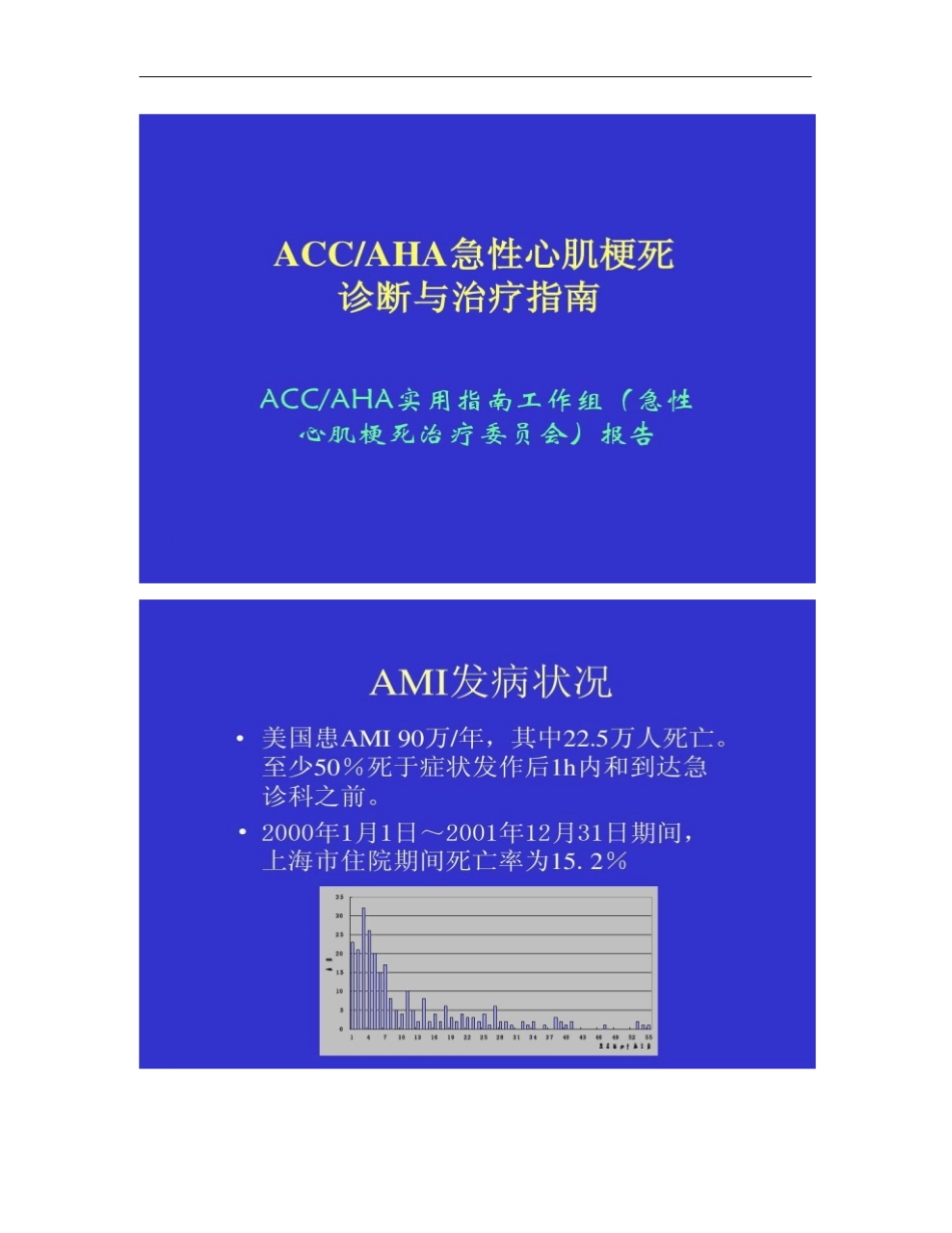 ACC-AHA急性心肌梗死诊断与治疗指引_第1页