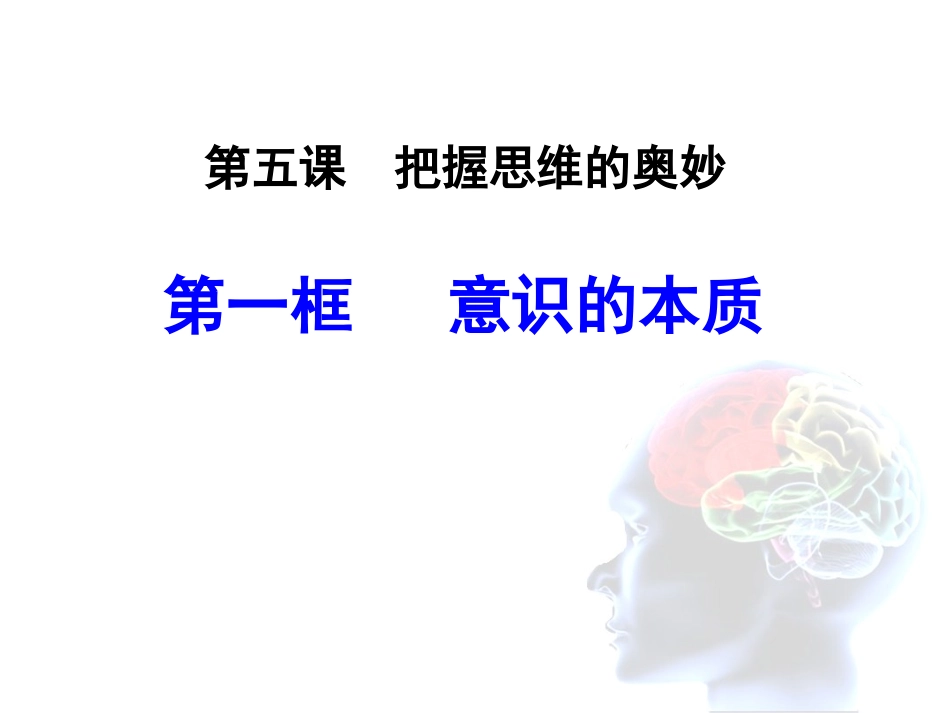 必修451意识的本质_第1页